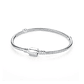 Original 925 Sterling Silver Bracelets Bangles Love Heart - Miniatura 14