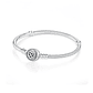 Original 925 Sterling Silver Bracelets Bangles Love Heart - Miniatura 16