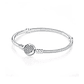 Original 925 Sterling Silver Bracelets Bangles Love Heart - Miniatura 17