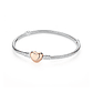 Original 925 Sterling Silver Bracelets Bangles Love Heart - Miniatura 23