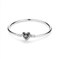 Original 925 Sterling Silver Bracelets Bangles Love Heart - Miniatura 26