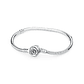 Original 925 Sterling Silver Bracelets Bangles Love Heart - Miniatura 30