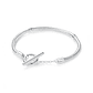 Original 925 Sterling Silver Bracelets Bangles Love Heart - Miniatura 33