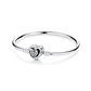 Original 925 Sterling Silver Bracelets Bangles Love Heart - Miniatura 36