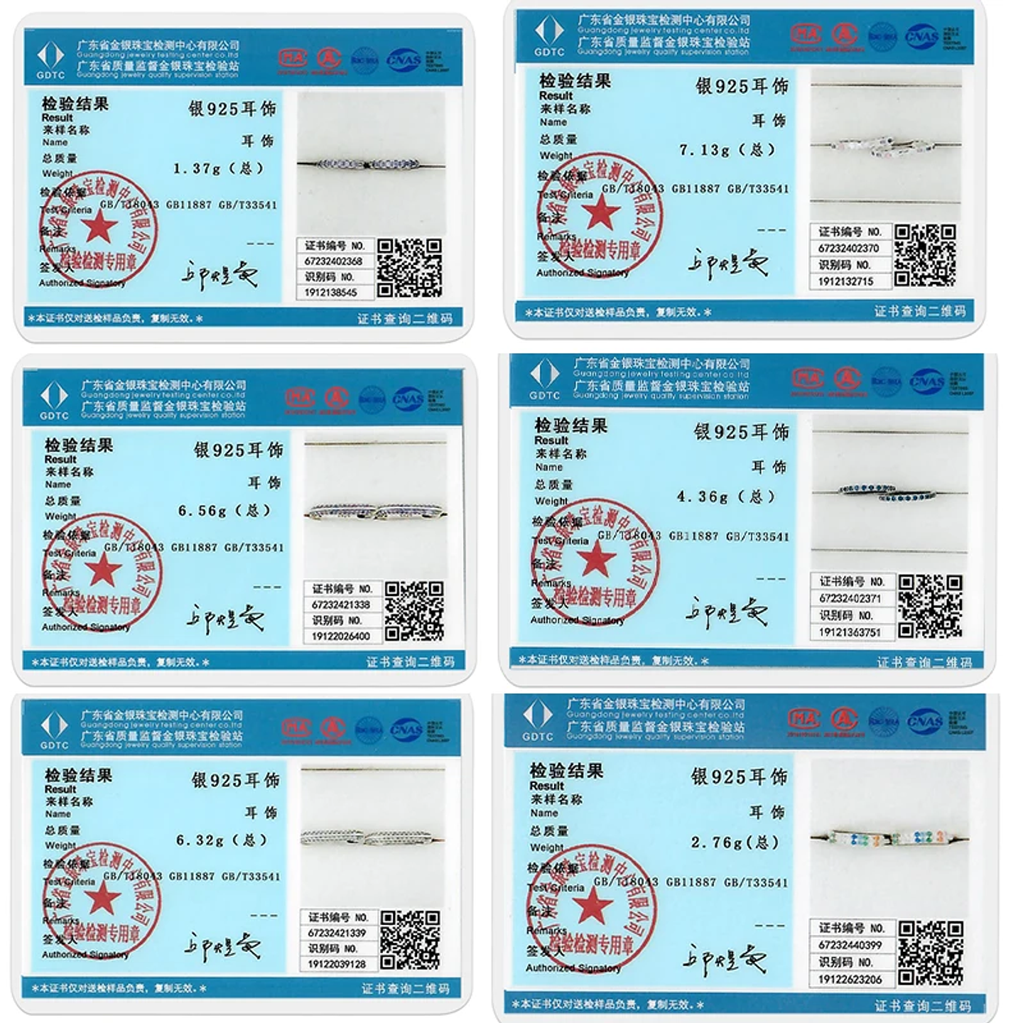 925 Sterling Silver Hoops Earrings for Women Girls 5