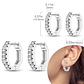 925 Sterling Silver Hoops Earrings for Women Girls - Miniatura 59