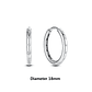 Original 925 Sterling Silver Earrings 2026 Stud Hoop Crystal Earings For Women - Miniatura 8