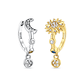 Original 925 Sterling Silver Earrings 2026 Stud Hoop Crystal Earings For Women - Miniatura 9