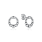 Original 925 Sterling Silver Earrings 2026 Stud Hoop Crystal Earings For Women - Miniatura 12