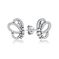 Original 925 Sterling Silver Earrings 2026 Stud Hoop Crystal Earings For Women - Miniatura 28
