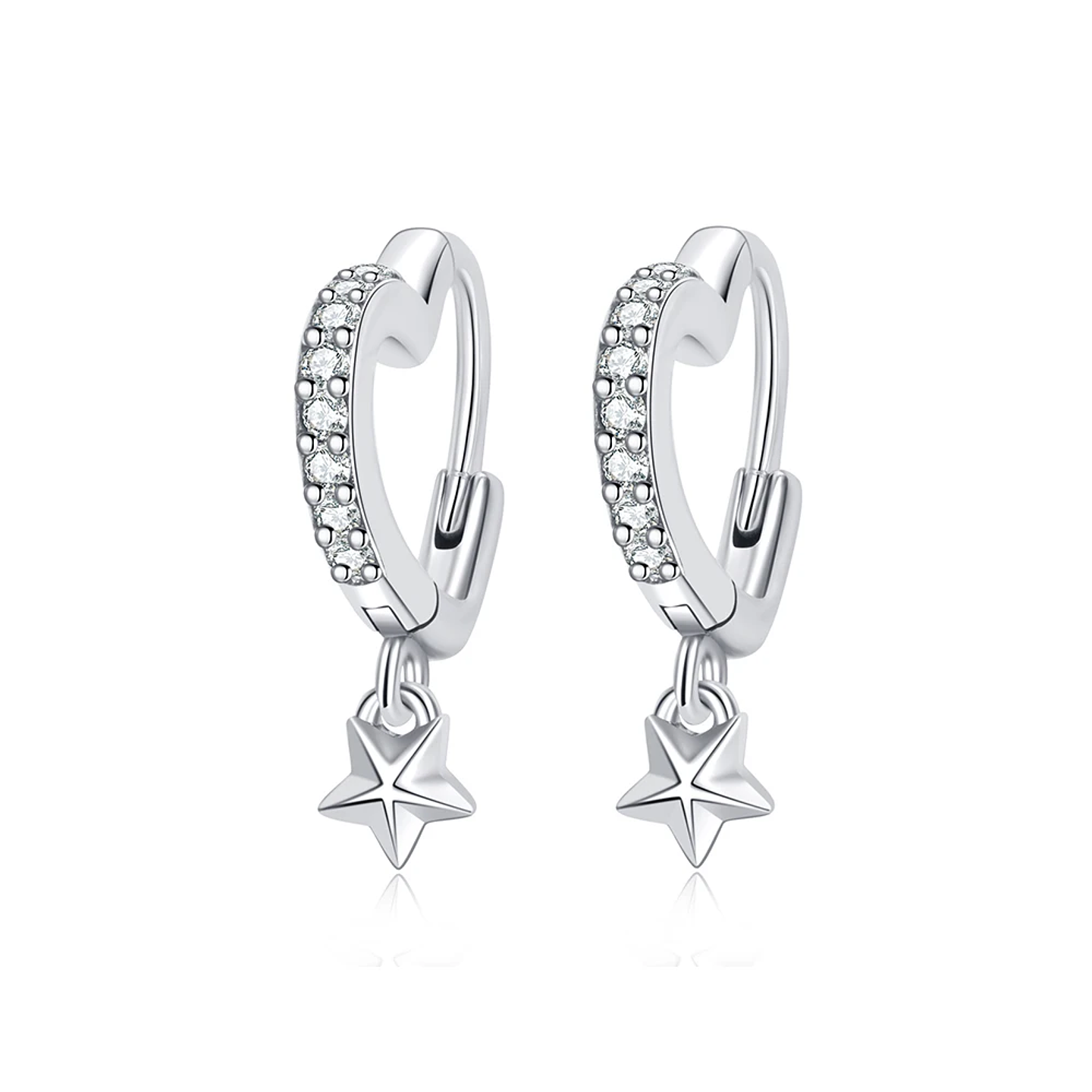 Original 925 Sterling Silver Earrings 2026 Stud Hoop Crystal Earings For Women 32