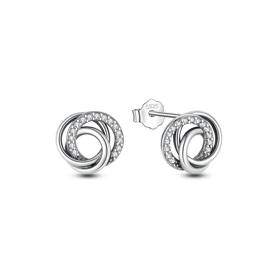 Original 925 Sterling Silver Earrings 2026 Stud Hoop Crystal Earings For Women 33