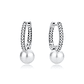 Original 925 Sterling Silver Earrings 2026 Stud Hoop Crystal Earings For Women - Miniatura 34