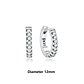 Original 925 Sterling Silver Earrings 2026 Stud Hoop Crystal Earings For Women - Miniatura 35