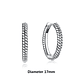 Original 925 Sterling Silver Earrings 2026 Stud Hoop Crystal Earings For Women - Miniatura 56