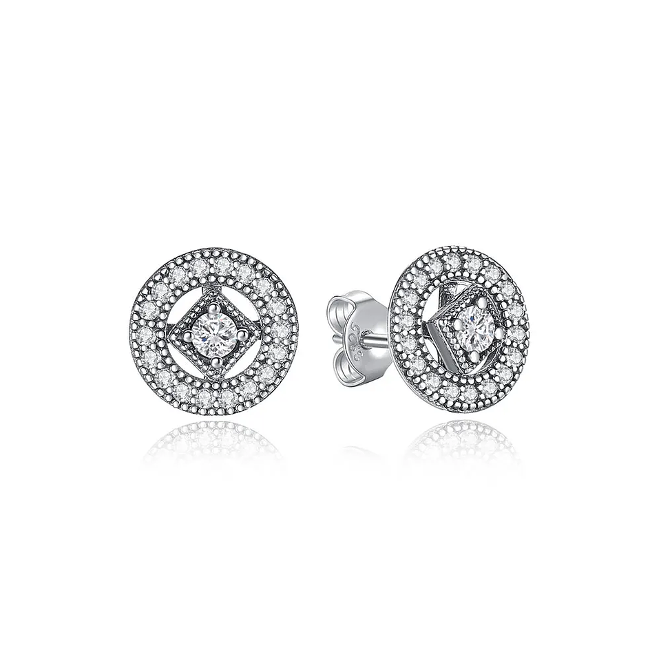 Original 925 Sterling Silver Earrings 2026 Stud Hoop Crystal Earings For Women 61