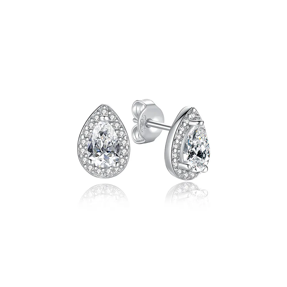 Original 925 Sterling Silver Earrings 2026 Stud Hoop Crystal Earings For Women 63