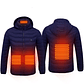 Winter Heated Jacket USB Electric Cotton - Miniatura 1