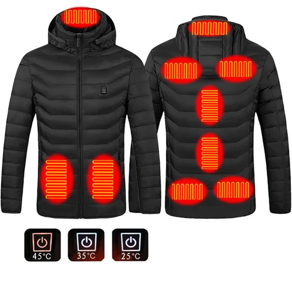Winter Heated Jacket USB Electric Cotton 3