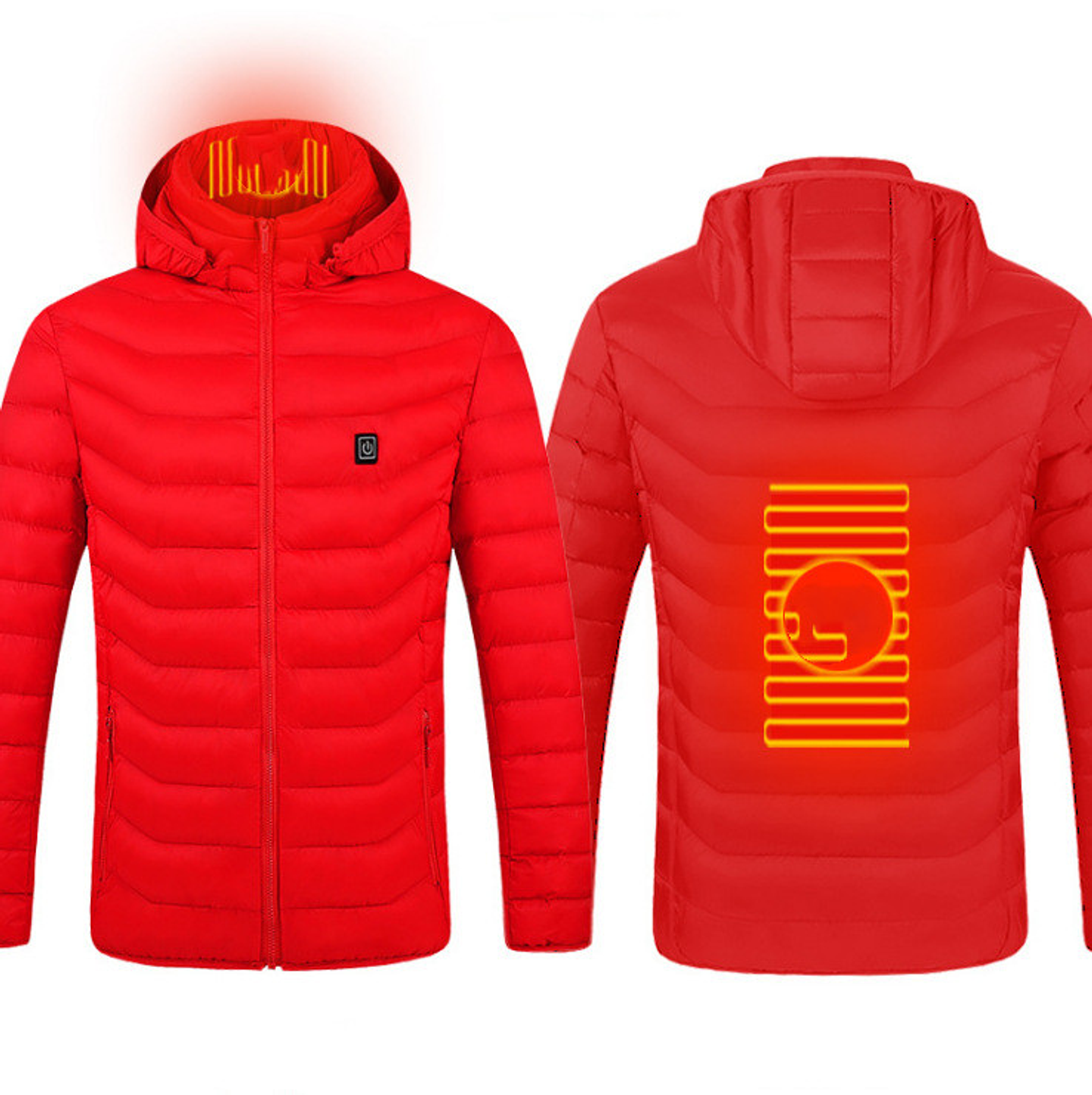 Winter Heated Jacket USB Electric Cotton 4