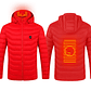 Winter Heated Jacket USB Electric Cotton - Miniatura 4