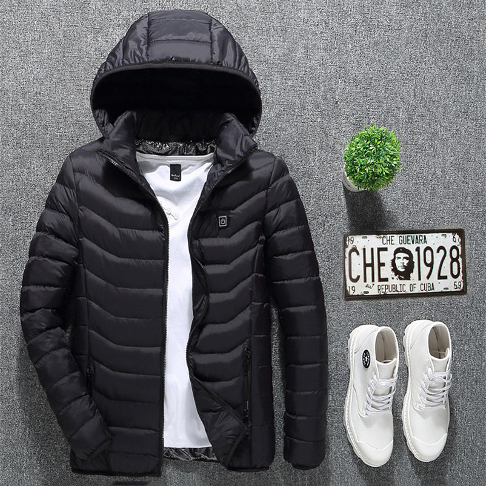 Winter Heated Jacket USB Electric Cotton 6