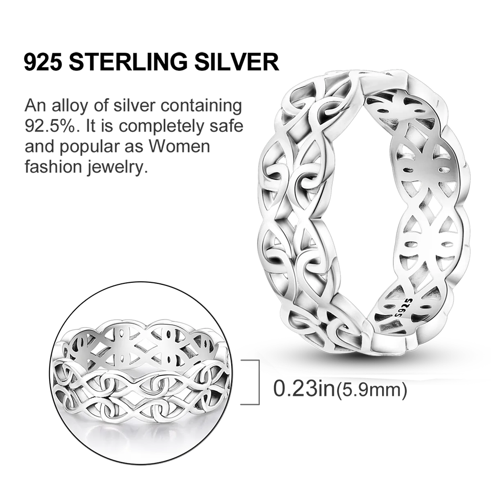 2025 925 Sterling Silver Rings Original Design Blue  20