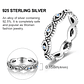 2025 925 Sterling Silver Rings Original Design Blue  - Miniatura 22