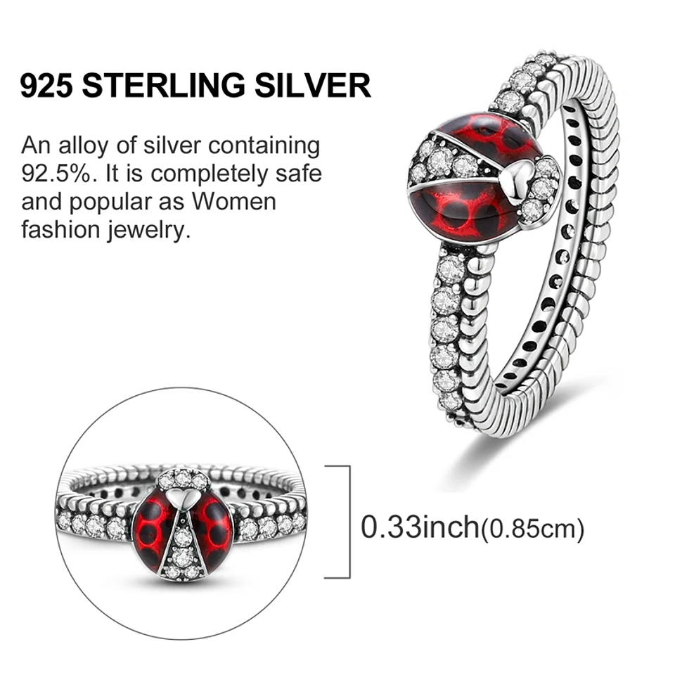 2025 925 Sterling Silver Rings Original Design Blue  25