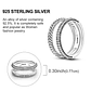 2025 925 Sterling Silver Rings Original Design Blue  - Miniatura 26