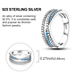 2025 925 Sterling Silver Rings Original Design Blue  - Miniatura 30
