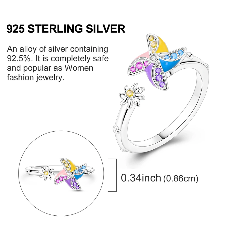 2025 925 Sterling Silver Rings Original Design Blue  31