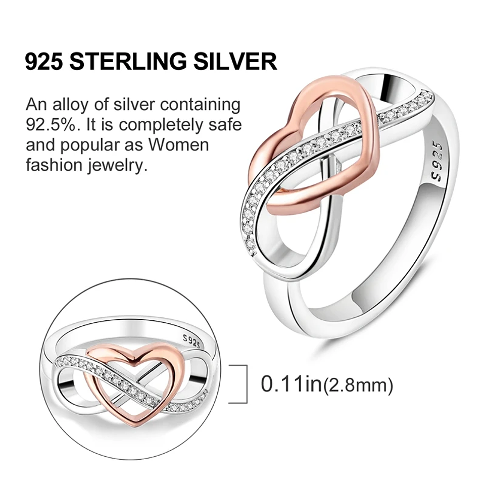 2025 925 Sterling Silver Rings Original Design Blue  35