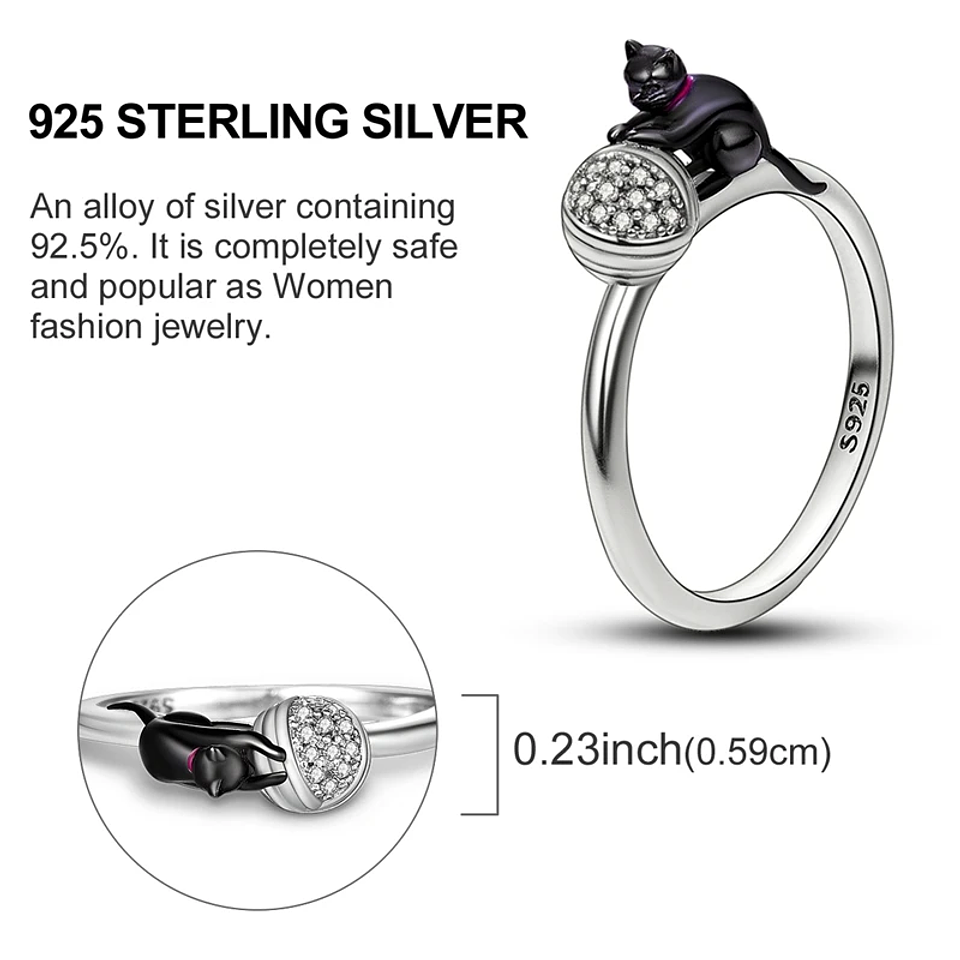 2025 925 Sterling Silver Rings Original Design Blue  36