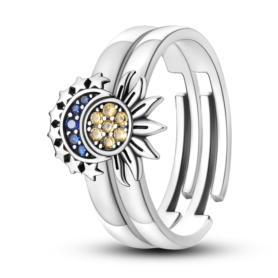 2025 925 Sterling Silver Rings Original Design Blue  49