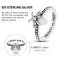 2025 925 Sterling Silver Rings Original Design Blue  - Miniatura 52