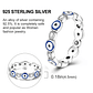 2025 925 Sterling Silver Rings Original Design Blue  - Miniatura 54