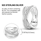2025 925 Sterling Silver Rings Original Design Blue  - Miniatura 60