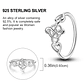 2025 925 Sterling Silver Rings Original Design Blue  - Miniatura 61