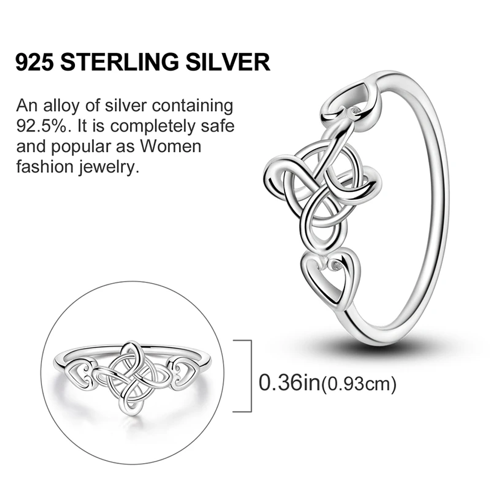 2025 925 Sterling Silver Rings Original Design Blue  61