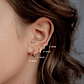 1 Pair Stainless Steel Hoop Earrings Women Men  - Miniatura 2