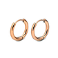 1 Pair Stainless Steel Hoop Earrings Women Men  - Miniatura 10