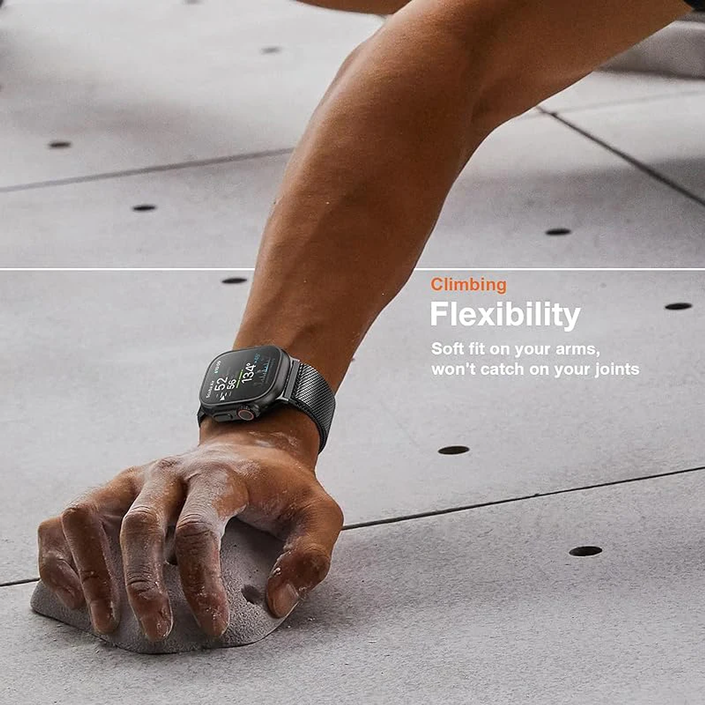 Milanese Loop Strap For Apple Watch Band Ultra 
 5