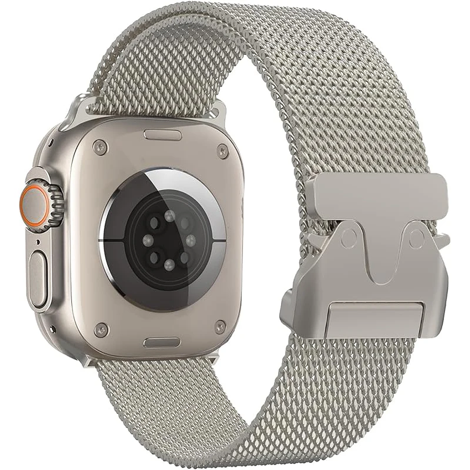 Milanese Loop Strap For Apple Watch Band Ultra 
 8