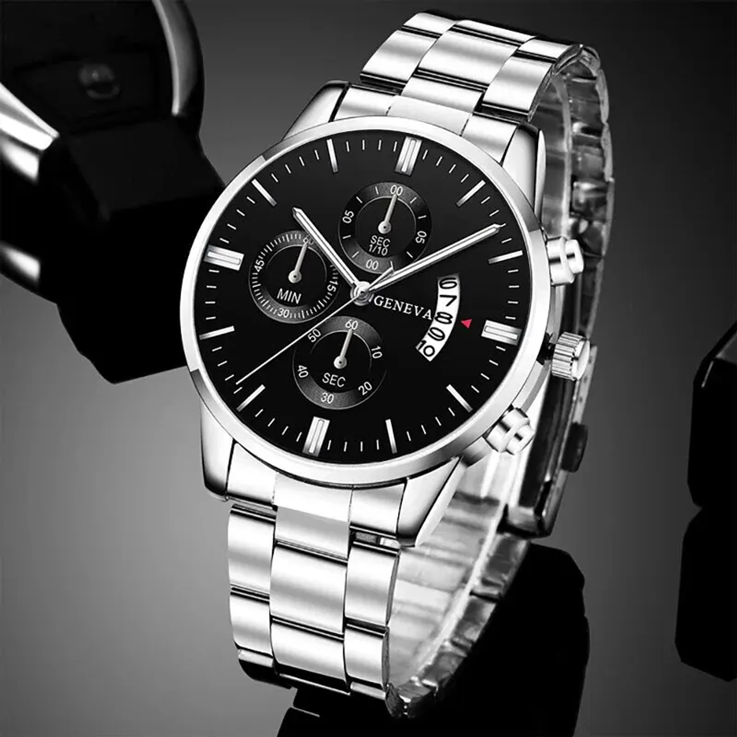 Fashion Men Watch Luxury Calendar Quartz Wrist Watch 
 3