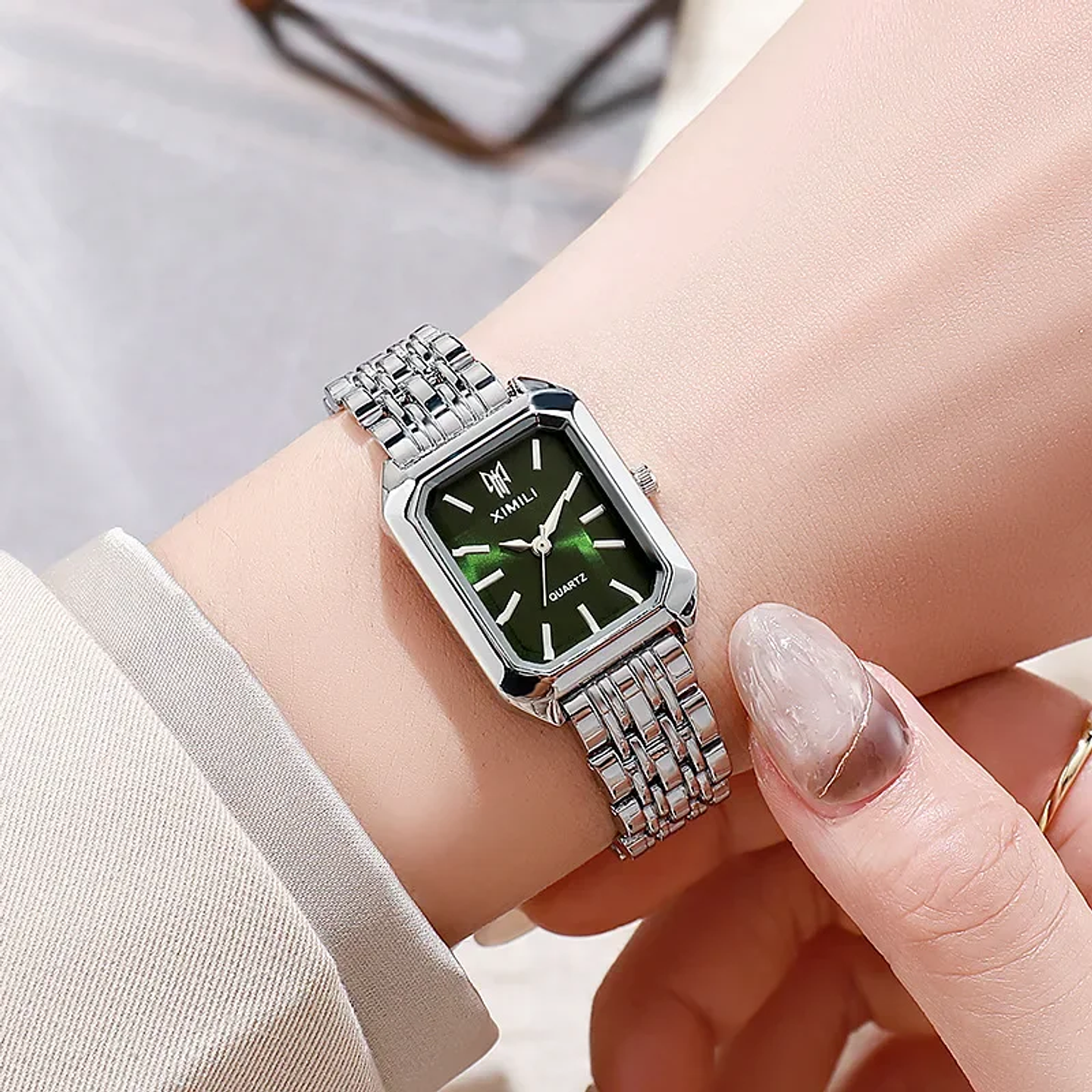 2025 Hot Brand Stainless Steel Strap Watch Women Luxury  2