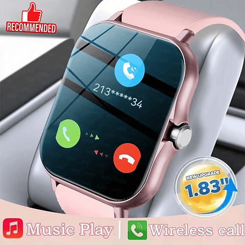 New Smart Watch 1.83'' Full Screen Bluetooth Talk Blood Oxygen/Blood 