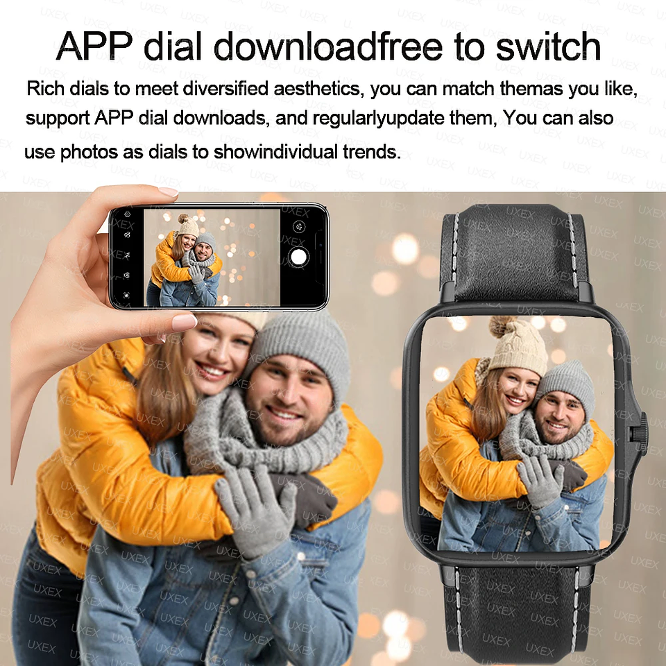 New Smart Watch 1.83'' Full Screen Bluetooth Talk Blood Oxygen/Blood  3