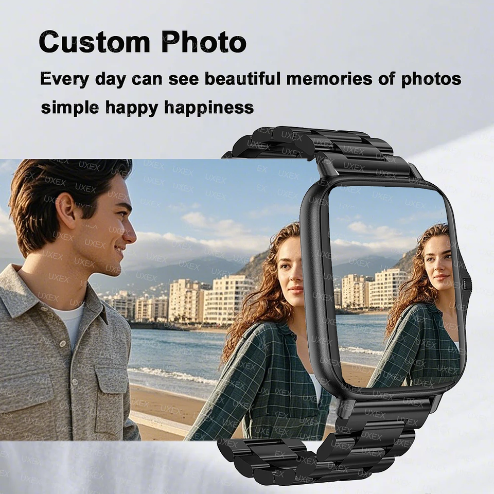 New Smart Watch 1.83'' Full Screen Bluetooth Talk Blood Oxygen/Blood  6