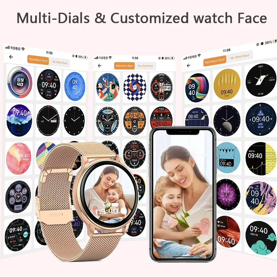 MEVADEN Bluetooth Call Smart Watch Women 
 6